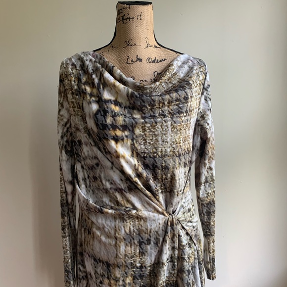 Worth dress side knot long sleeve size 16 - Picture 4 of 9
